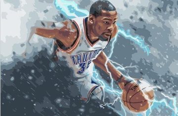 Kevin Durant People Paint By Numbers