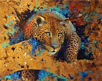 Leopard Big Cats Animals Paint By Numbers