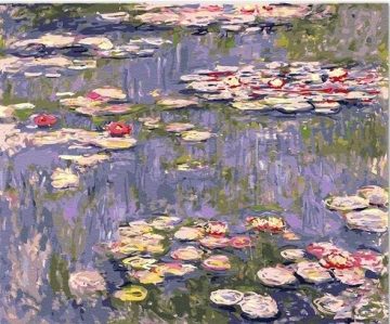 Water Lilies Pond Claude Monet Landscape Paint By Numbers
