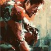 Iron Man paint by numbers