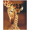 Mother Giraffe paint by numbers