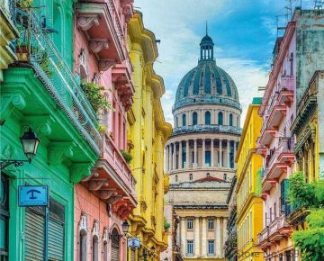 Colourful Cuba Cities Paint By Numbers