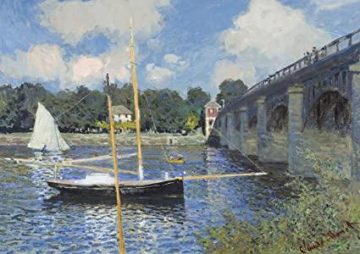 The Bridge at Argenteuil By Claude Monet Landscape Paint By Numbers