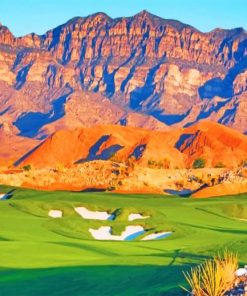 Coyote Springs Golf Course paint by numbers