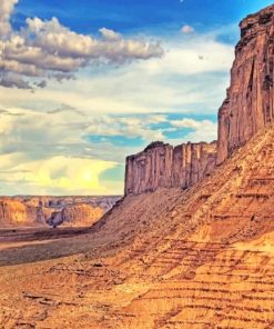 Monument Valley Navajo Tribal Park paint by numbers