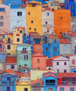 Bosa Sardinia Italy paint by numbers