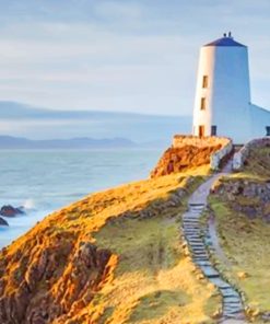 Ynys Llanddwyn Lighthouse Paint by numbers