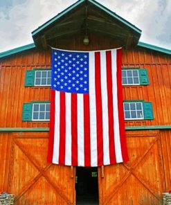 Aesthetic Barn Paint by numbers