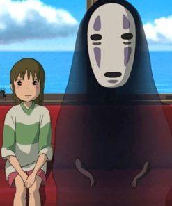 Chihiro And No Face paint by numbers