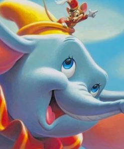 Happy Dumbo Disney paint by numbers