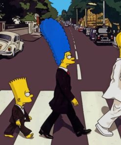 The Simpsons Beatles Paint by numbers