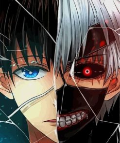 Tokyo Ghoul Ken Kaneki Paint by numbers