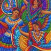 Mexican Folk Dancers Paint by numbers