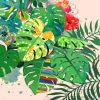 Tropical Leaves Paint by numbers