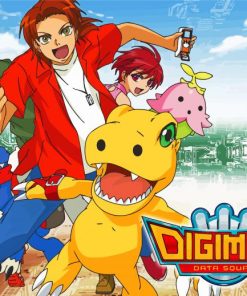 Digimon Adventure Paint by numbers