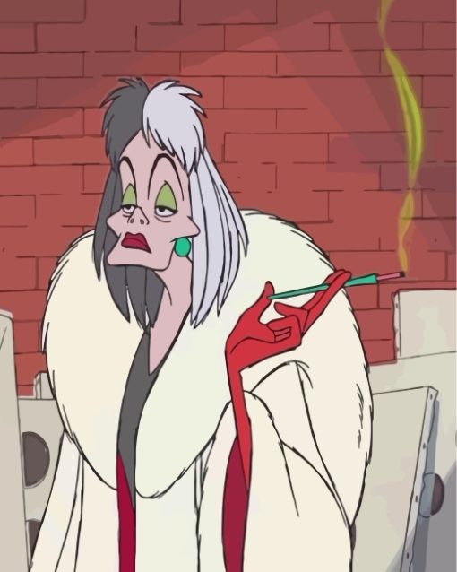 Disney Cruella Paint by numbers