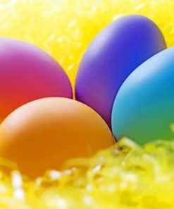 Colorful Easter Eggs Paint by numbers