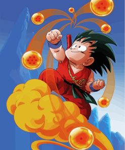 Goku Dragon Ball Paint by numbers