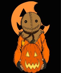 Halloween Trick r Treat Sam Paint by numbers