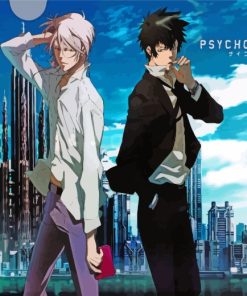 Shinya Kogami And Shougo Makishima Paint by numbers