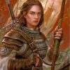 Fantasy Female Warrior Paint by numbers