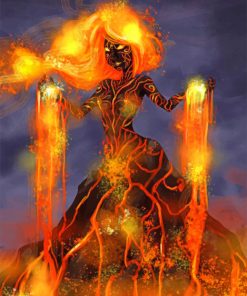 volcano-woman-paint-by-numbers