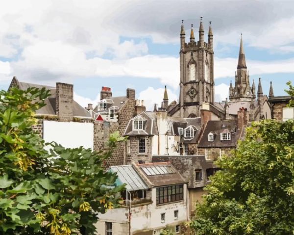 Aberdeen Scotland paint by numbers