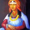 Amazigh Mona Lisa paint by numbers