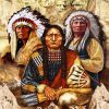 American Indigenous Men Paint By Numbers