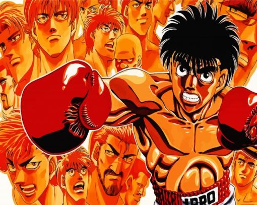 Anime Manga Hajime no Ippo paint by numbers