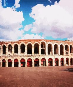 Arena Amphitheatre Verona paint by numbers