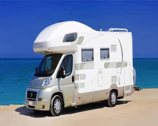 Autocaravan RV paint by numbers