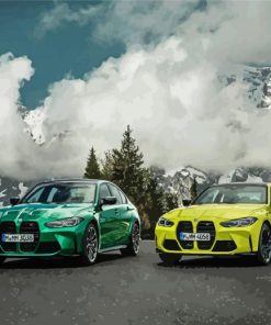 BMW M3 and M4 paint by numbers