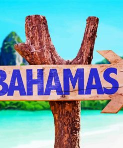 Bahamas paint by numbers