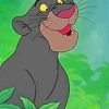 Bagheera Mowgli Paint By Numbers