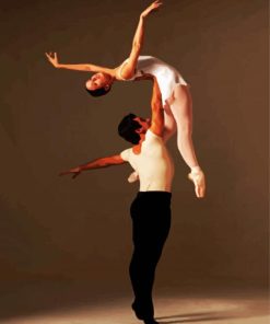 Ballerina and Ballerino paint by numbers