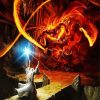 Balrog from Lord of The Rings paint by numbers