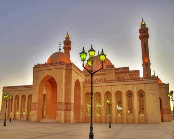 Beit Al Guran In Manama Bahrain Paint By Number