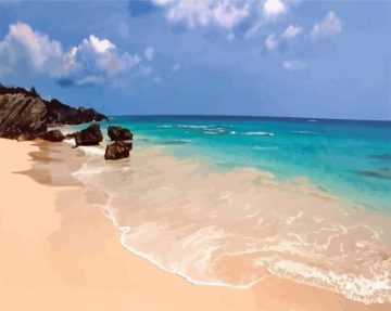 Bermuda Seascape paint by numbers