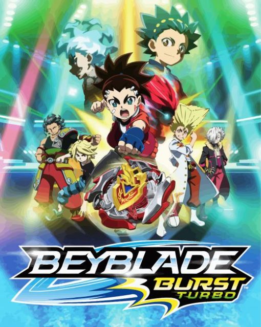 Beyblade Brust Anime paint by numbers