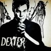 Black and White Dexter Paint By Number