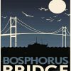 Bosphorus Bridge Poster paint by numbers