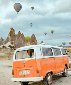 Campervan In Cappadocia paint by numbers