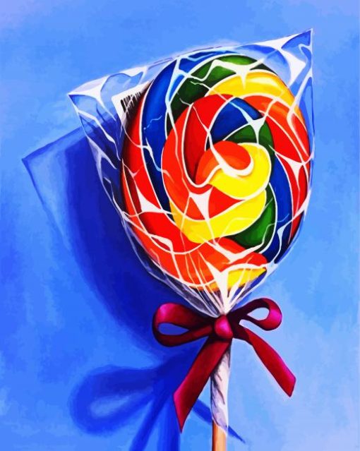 The Colorful Lollipop Paint By Number