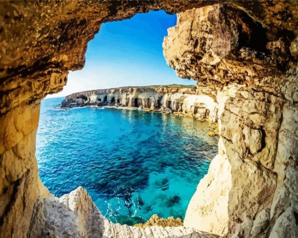 Cape Greco CyprusI Paint By Number