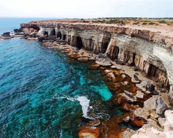 Cape Greco CyprusI Island Paint By Number