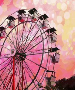 Carnival Ferris Wheel Paint By Number