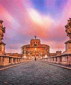 Vatican Castel Sant Angelo Paint By Number