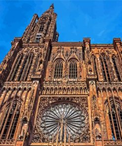 Cathédrale Notre Dame de Strasbourg paint by numbers