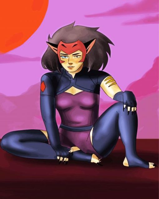 Catra She Ra And The Princess of Power paint by numbers